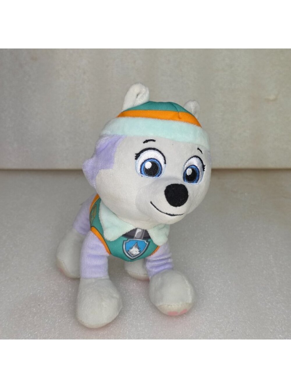 Spin Master Paw Patrol Everest Plush Toy Dog Sewn Eyes 2018 7"